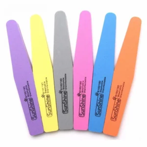 Sunshine Washable Nail File Mix Color 10pcs S100/180 - YH814